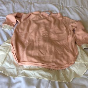 Unusual half sweater half blouse from ny & co